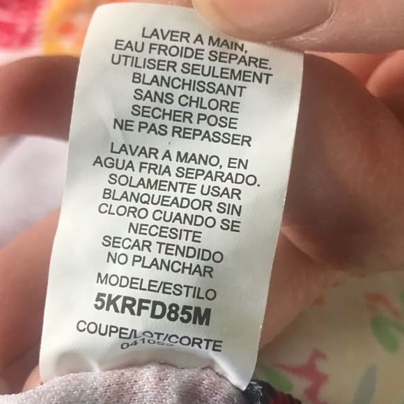 Chaps Tankini Swim Top Halter - Picture 12 of 13